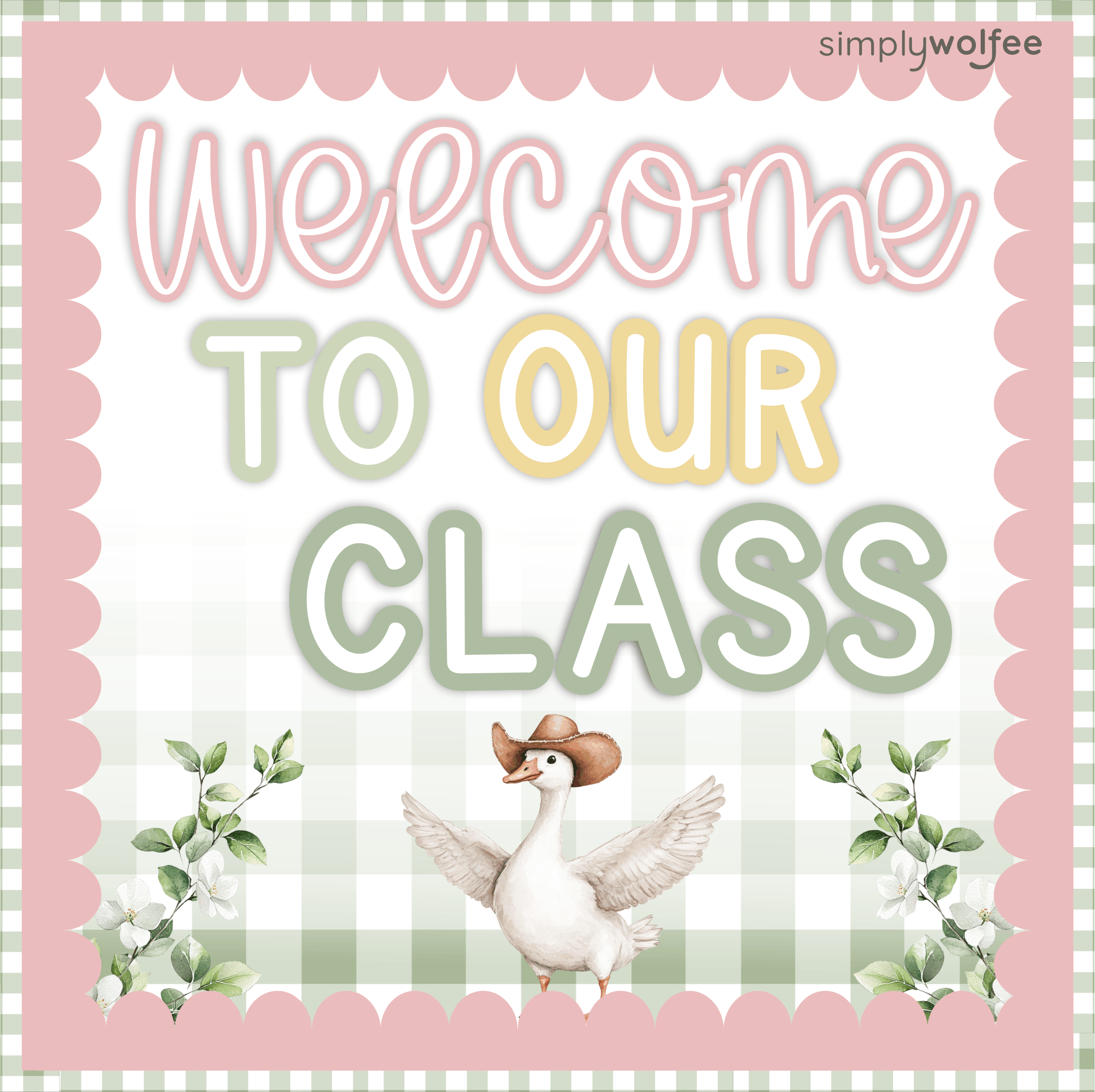 Goose Class Decor - Full Bundle Editable - Image 2