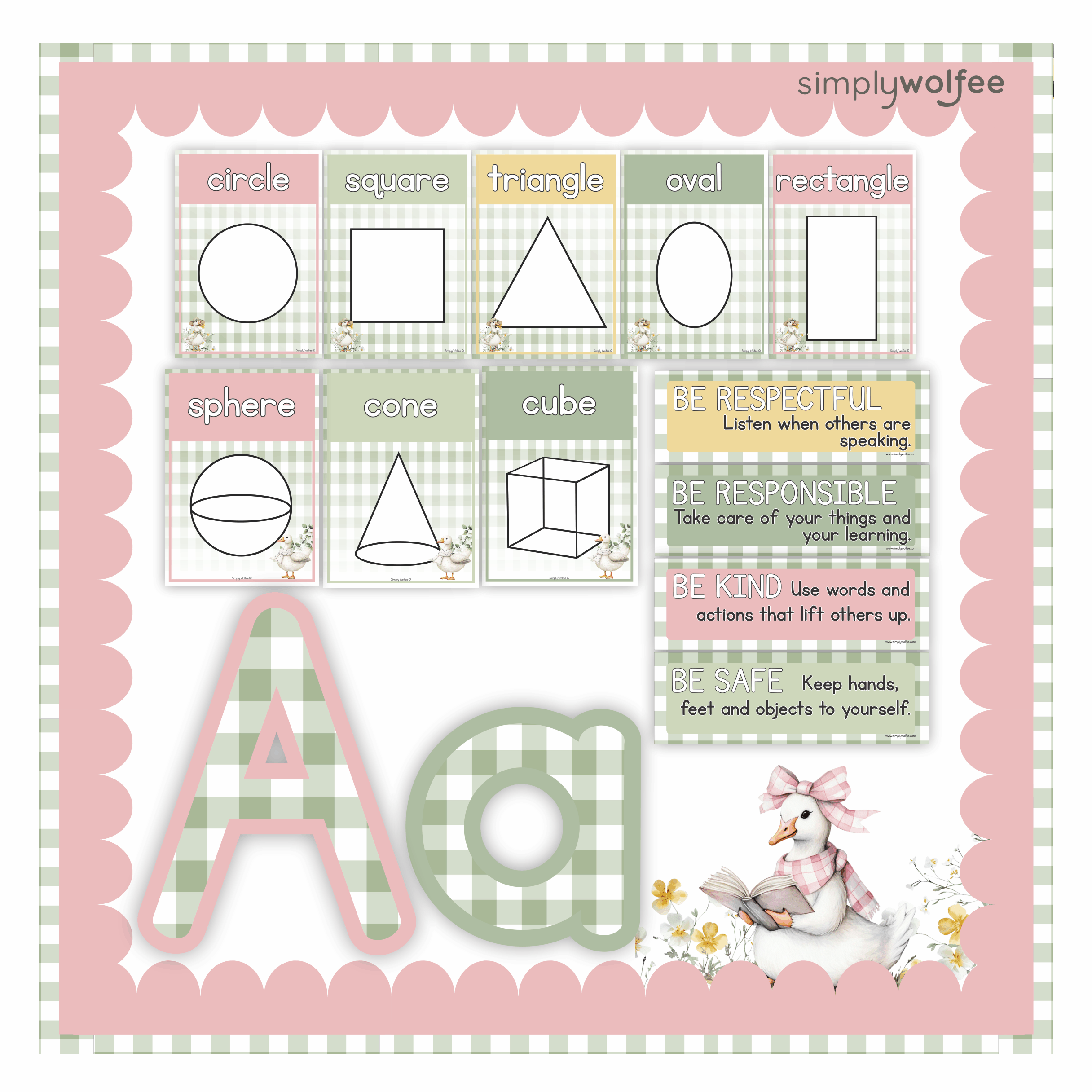 Goose Class Decor - Full Bundle Editable - Image 4