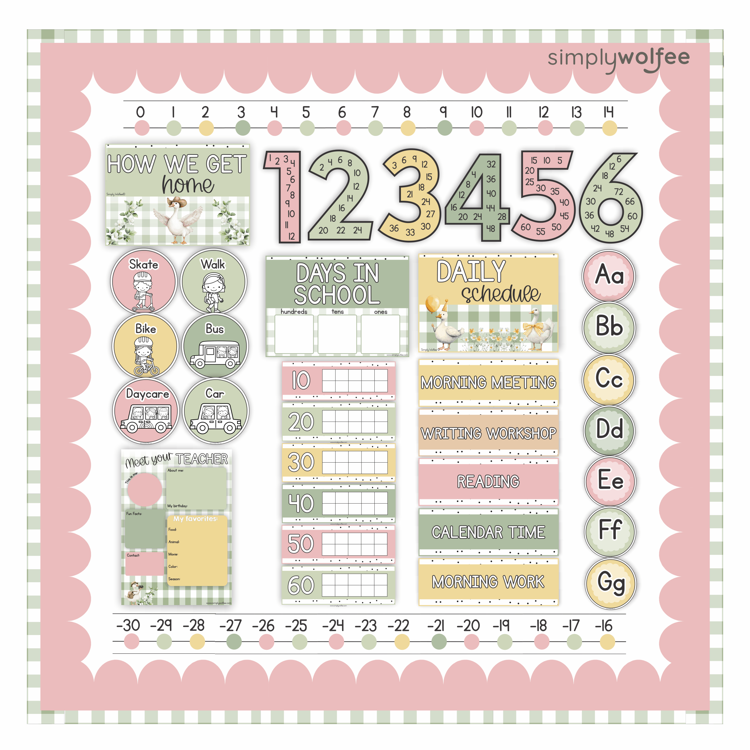 Goose Class Decor - Full Bundle Editable - Image 5
