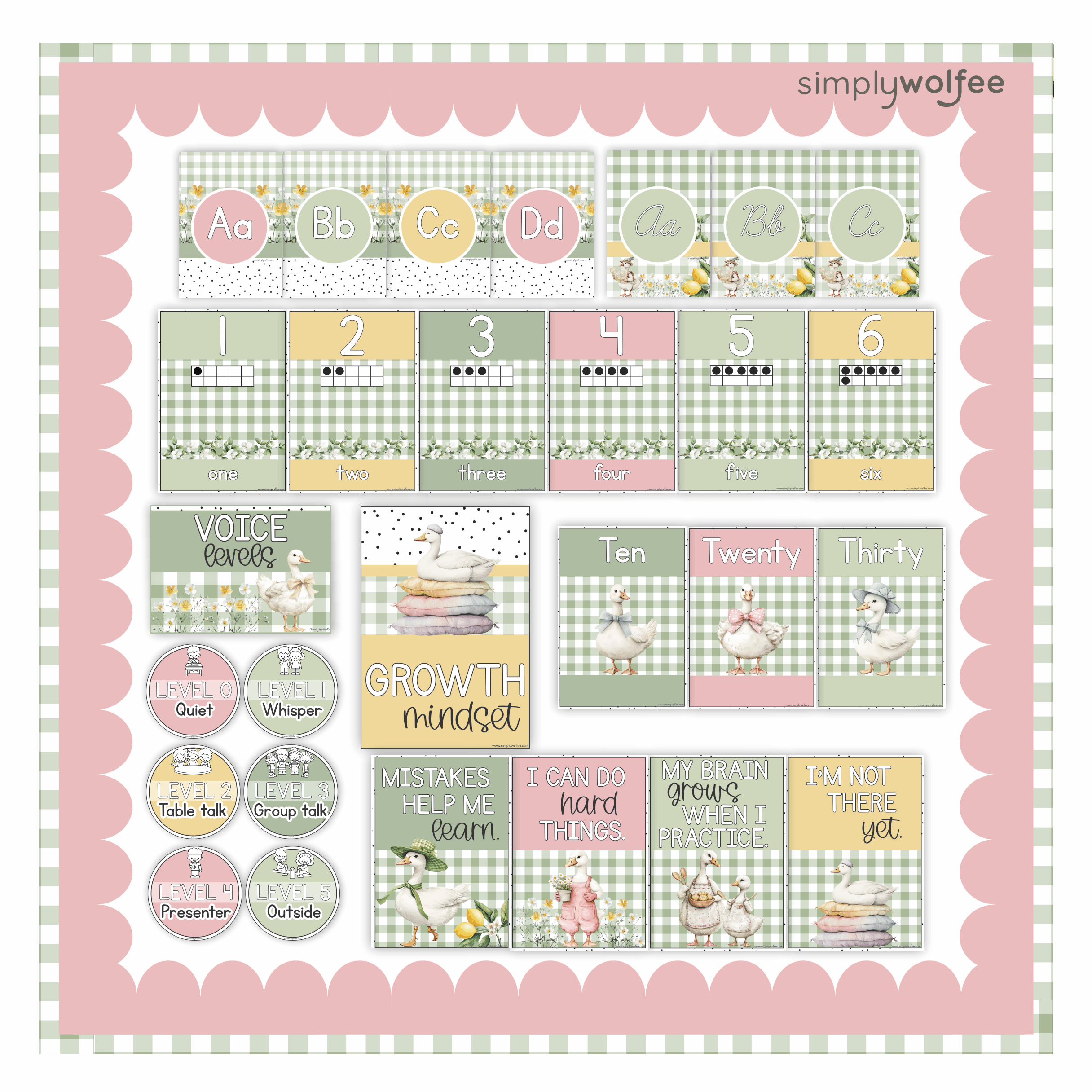 Goose Class Decor - Full Bundle Editable - Image 6