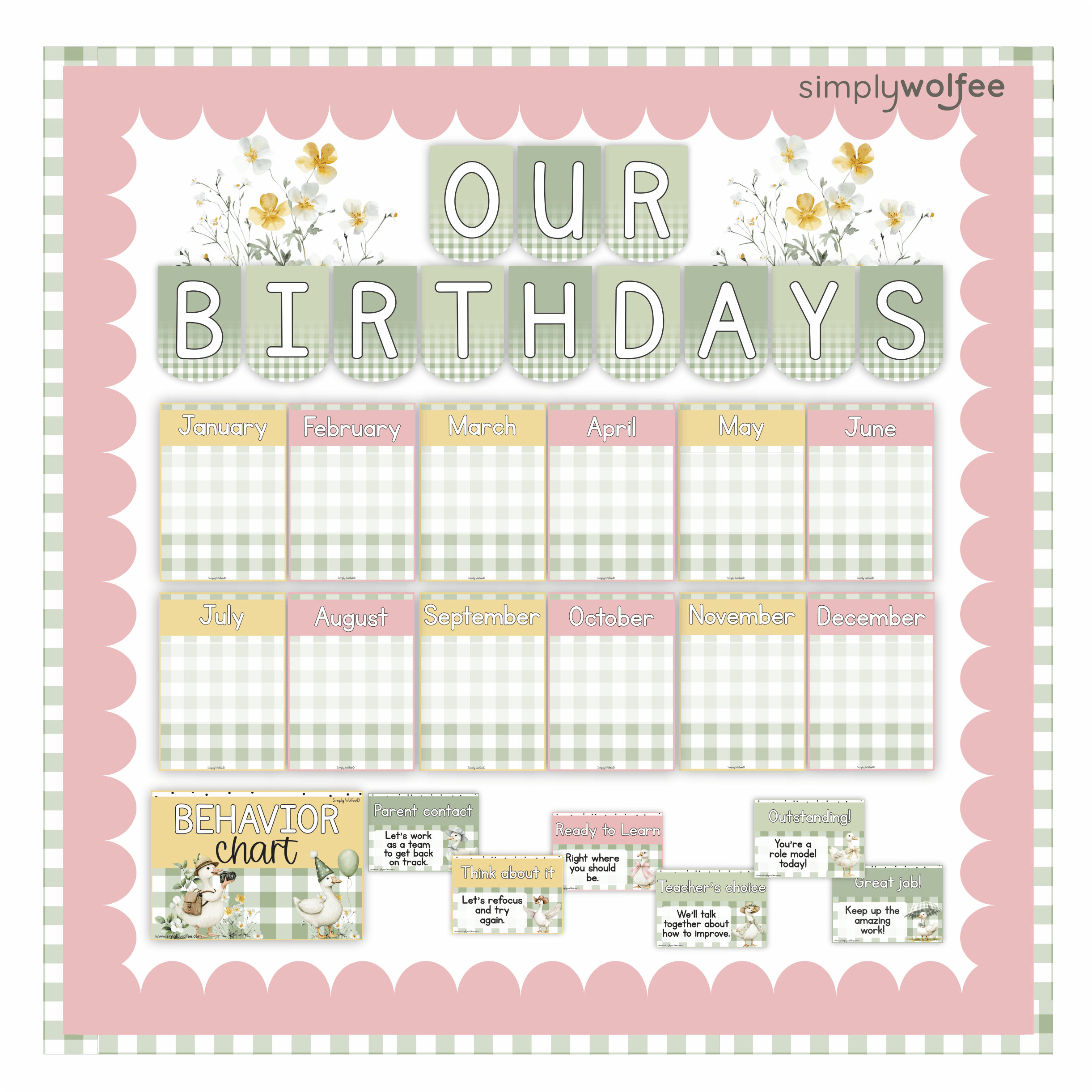 Goose Class Decor - Full Bundle Editable - Image 7