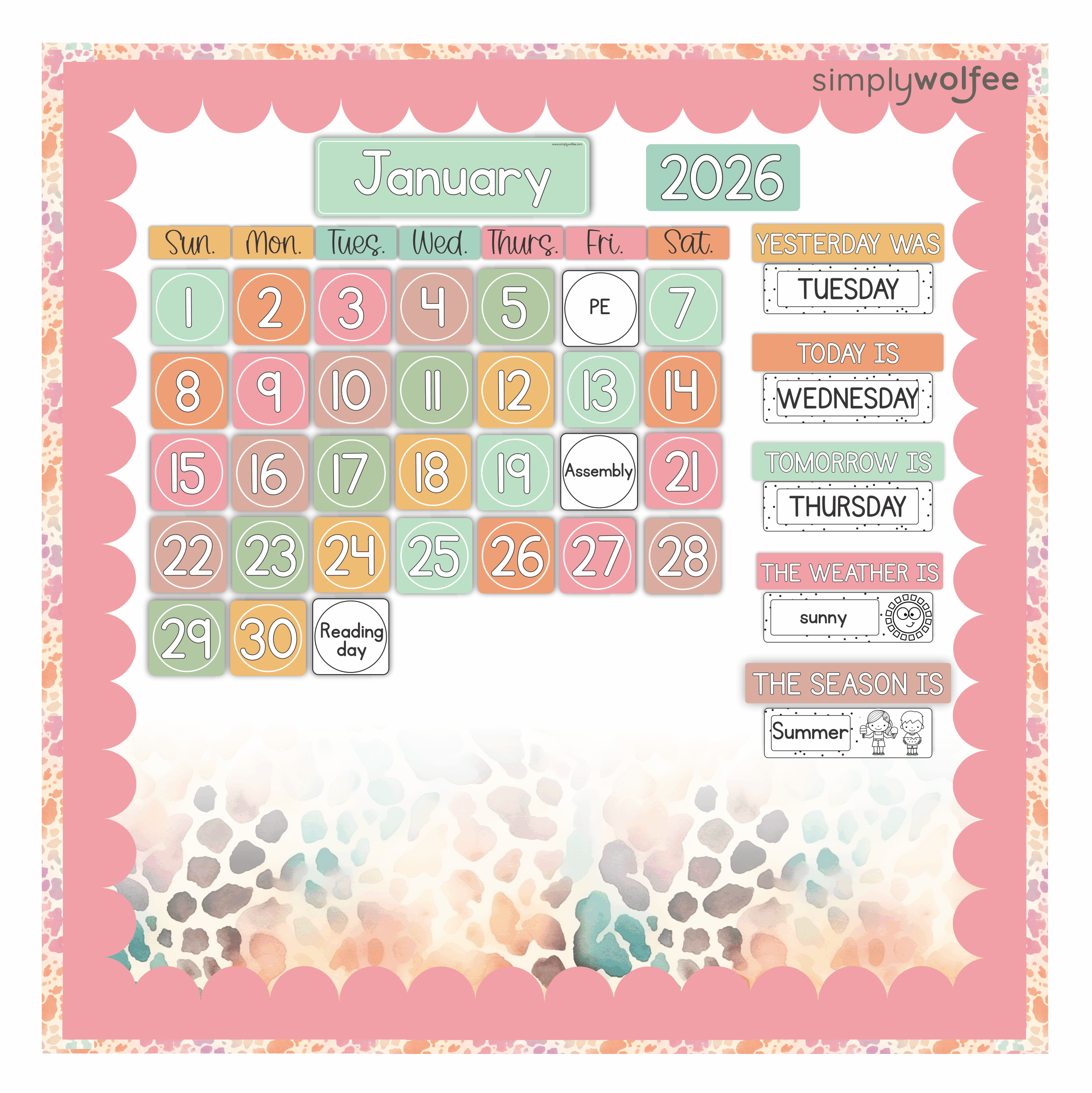 Funky Pastels Class Decor - Full Bundle Editable - Image 8