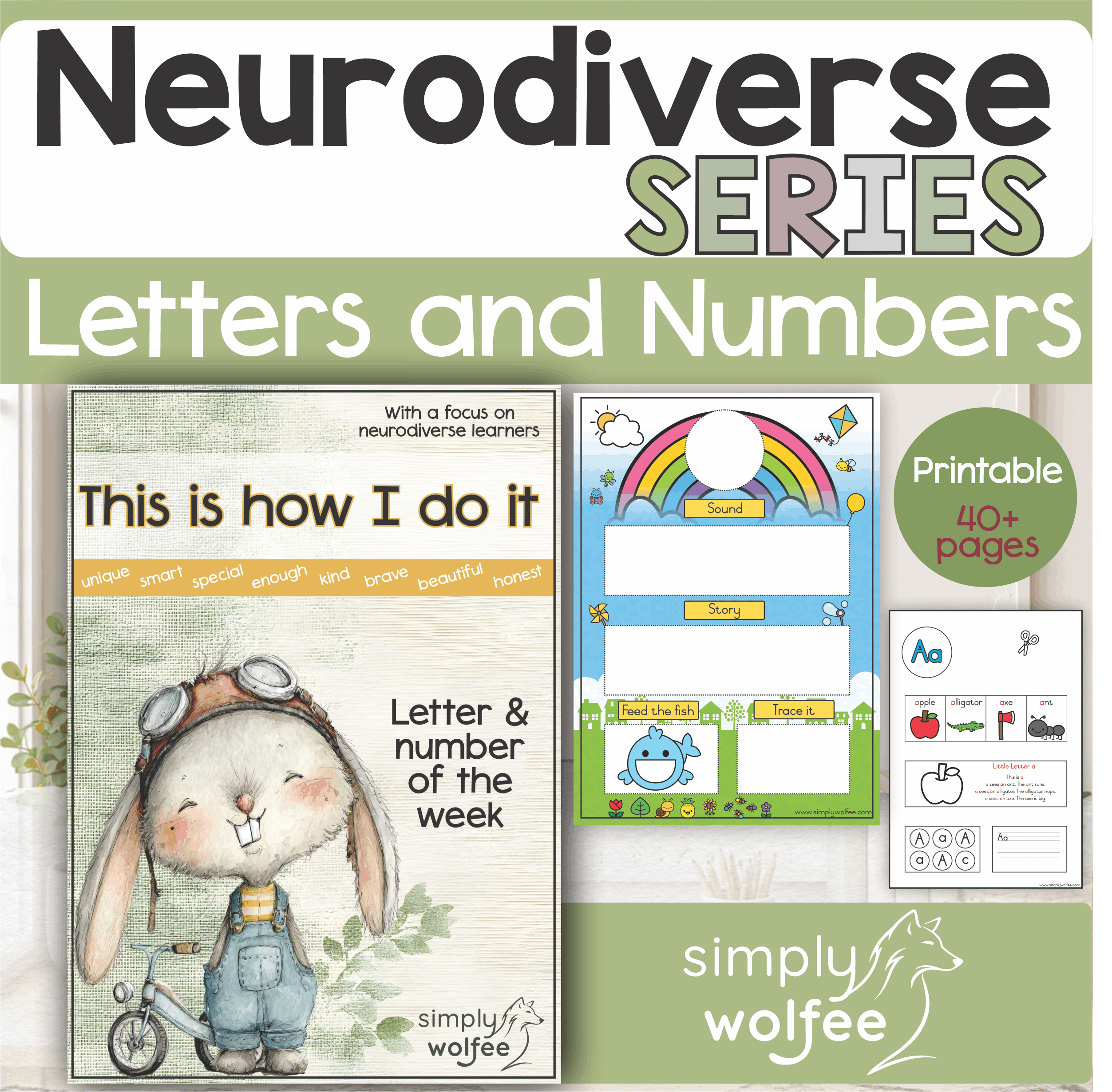 This is how I do it - Letters and numbers