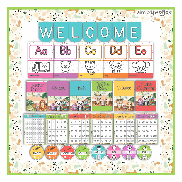 Safari Adventure Class Decor - Full Bundle Editable - Image 3