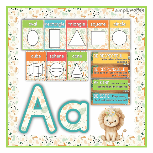 Safari Adventure Class Decor - Full Bundle Editable - Image 4